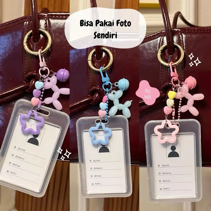 KEYCHAIN PHOTO CARD//Bisa Custom Foto//Gantungan Keychain Request Foto Ada Lonceng Bunyi BY MR