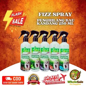 FIZZ SPRAY 2 IN 1 Penghilang Bau Kandang 250 ML