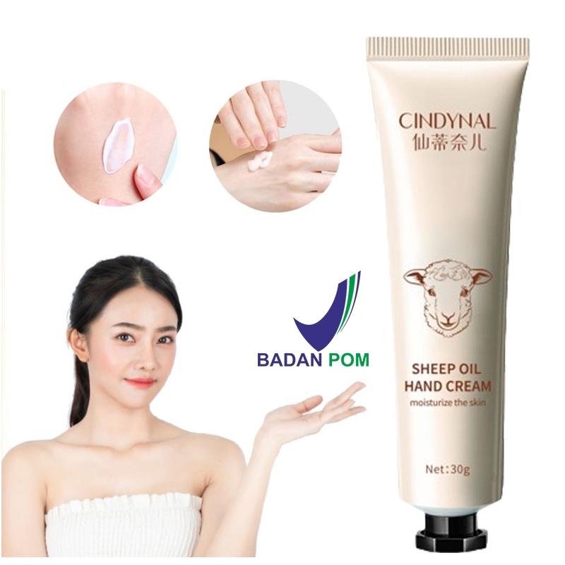 [3 Pcs] BPOM Hand Cream Sheep Oil / Krim Lotion Pelembab Tangan Kering Kasar Anti Keriput dan mencerahkan kulit 1