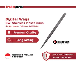 Digital Ways DW-Stainless Steel Pinset Lurus