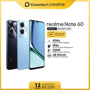 realme note 60 4+8/64GB | 32MP | Dust & Water Resistance IP64