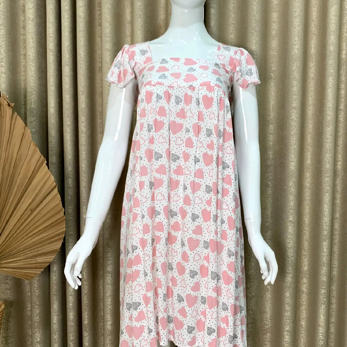 Dress Elena Bunga Bunga untuk Wanita Casual