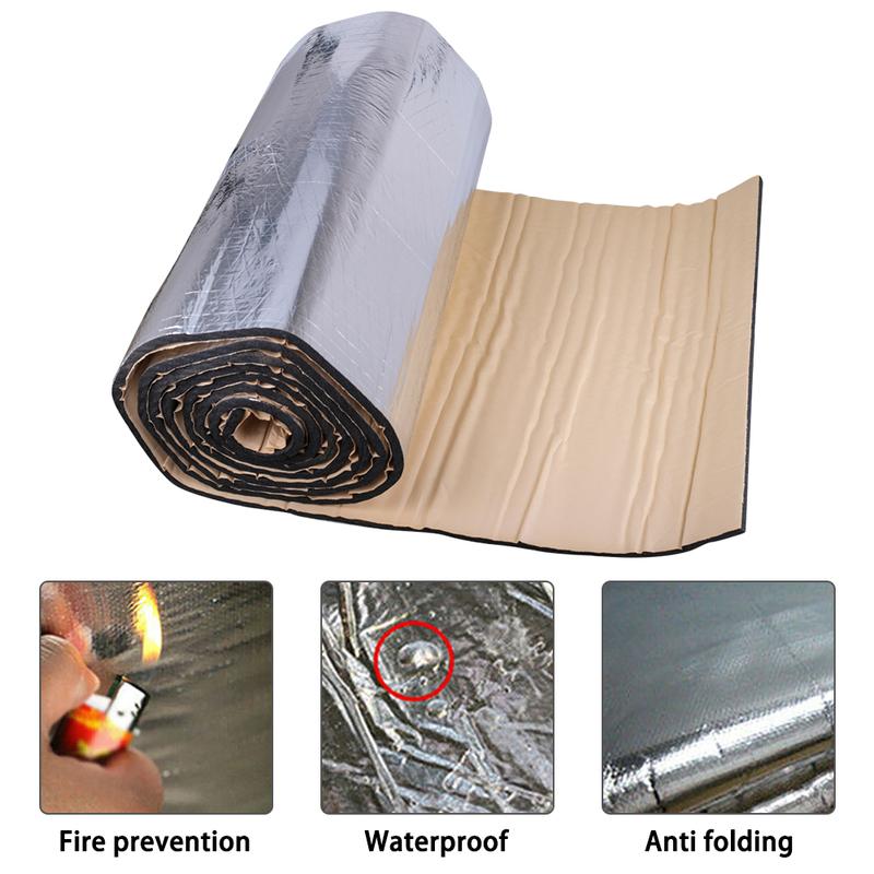 Product Introduction of Car Auto Sound Proofing Deadening Vehicle Insulation Closed Cell Foam 100 * 40cm 37