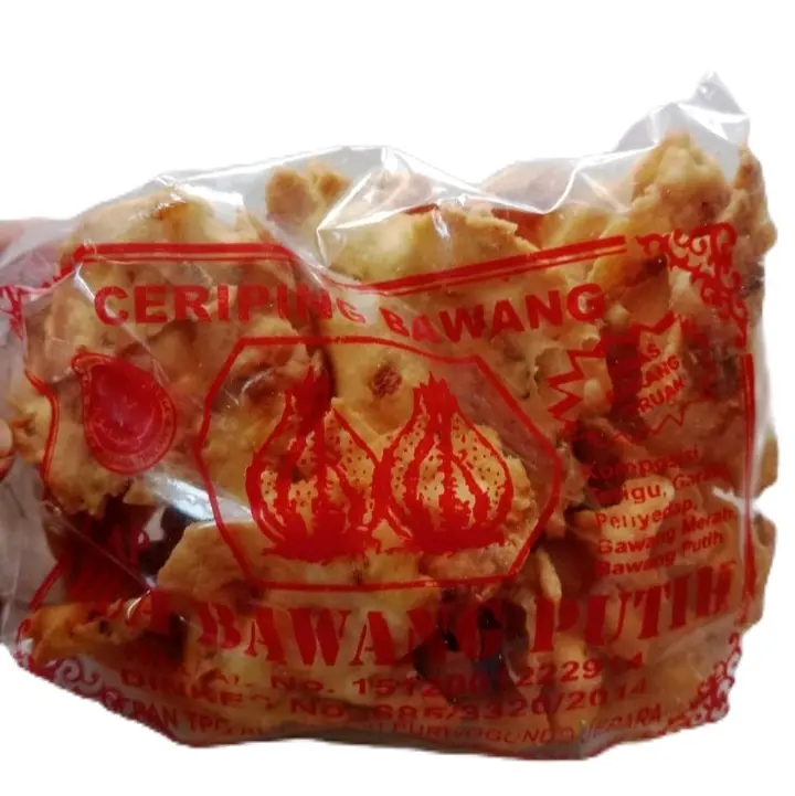 kerupuk bawang ceriping bawang putih cap dua bawang Krupuk Kering Keripik Cemilan Kripik Makanan Camilan