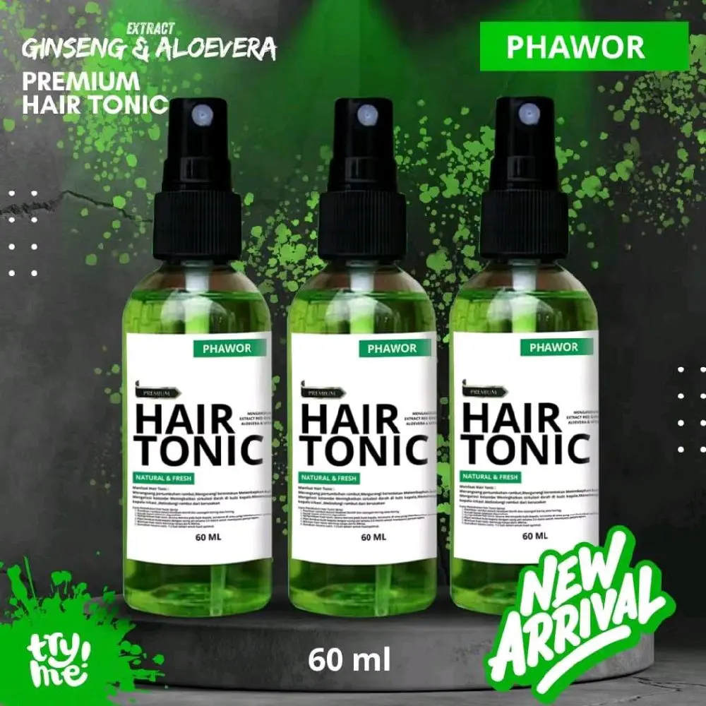 {COD} Hair Tonic Premium Vitamin Rambut Ampuh Menumbuhkan Rambut Dengan Cepat Mencegah Kerontokan Dan Rambut Bercabang