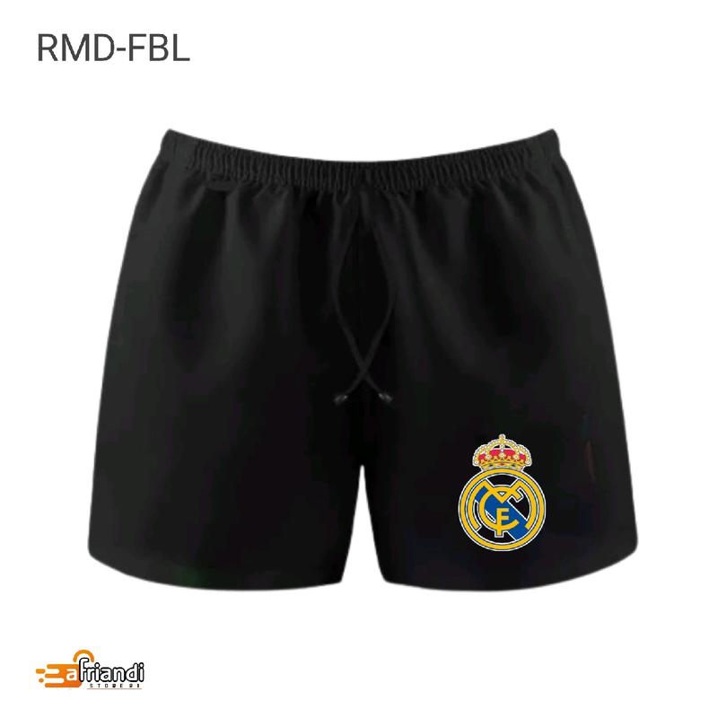 Celana boxer club Bola bawahan olahraga  kain warna ada saku jumbo Santai Hitam Putih Polos uniseks sport 5