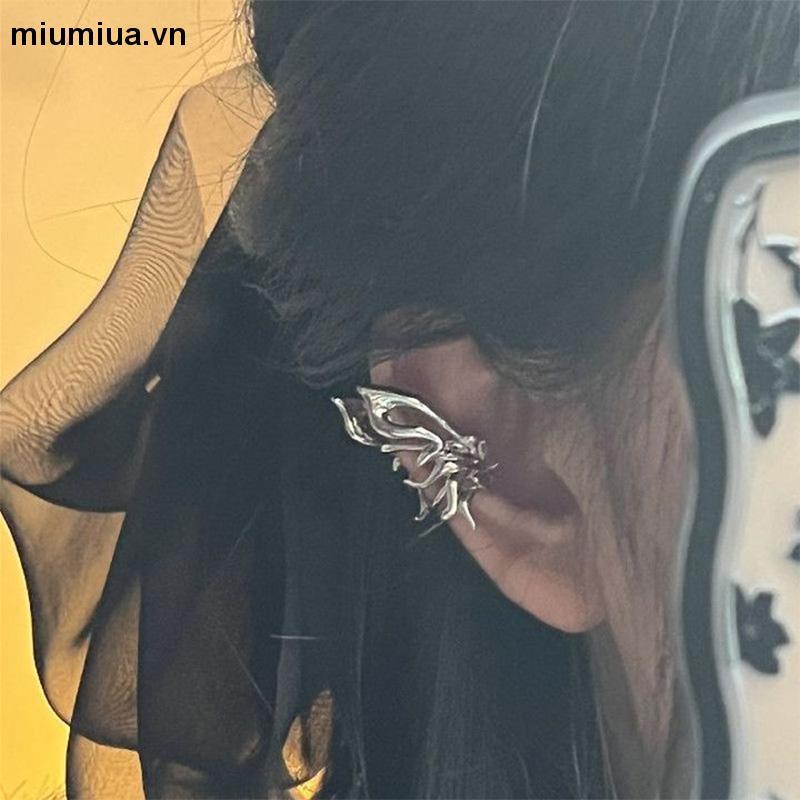 Khuyên Kẹp Vành Tai Không Xỏ Hình Cánh Bướm Đơn Giản Thời Trang  Dành Cho Bạn Nữ