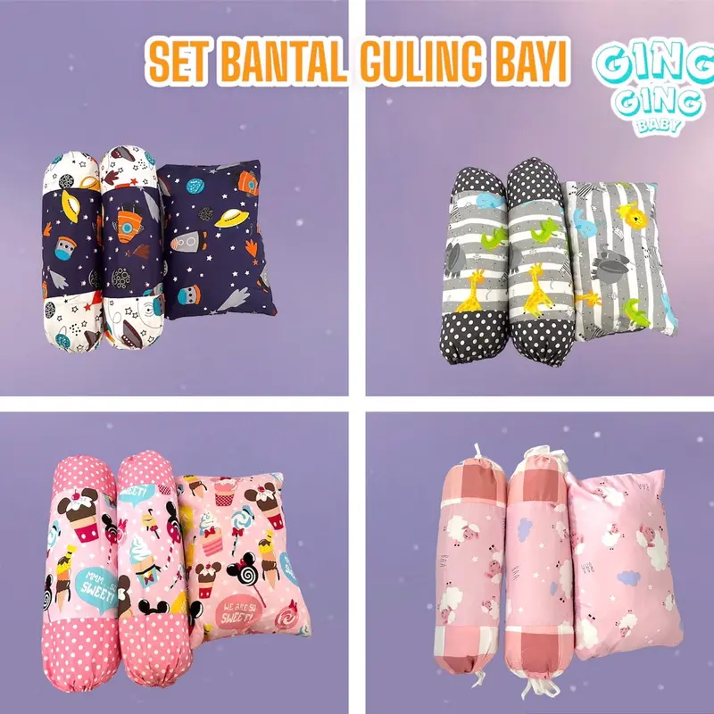 BANTAL GULING BAYI SET EMPUK FREE TAS MIKA 0