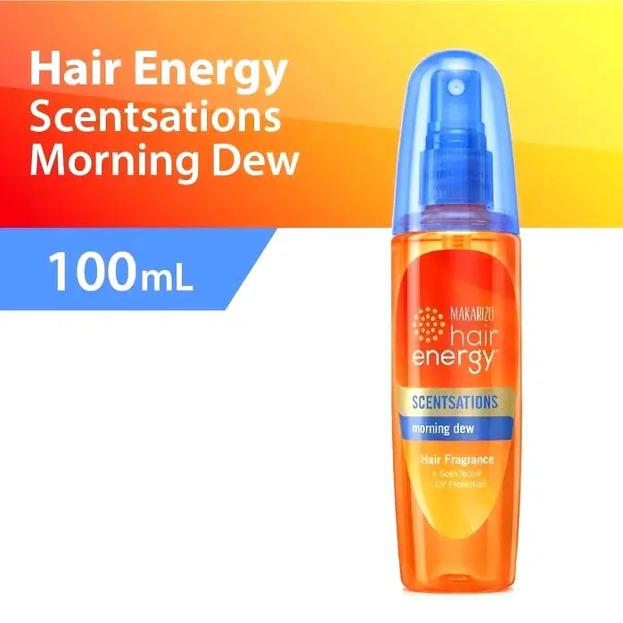 Makarizo Hair Energy Scentsations Hair Parfume Wangi Spray - Parfum Rambut 100ml & 30ml  Bau Bunga Cherry 7