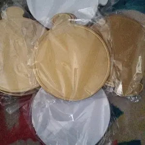 Tatakan kue, tatakan donat bulat diameter 9cm isi 10pcs