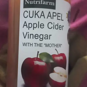 NUTRIFARM CUKA APEL 500ML WITH MOTHER / FREE CHIA SEED 10GR