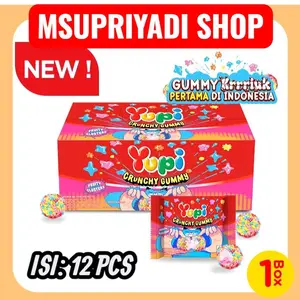 Yupi crunchy gummy Isi 12 Pcs Snack