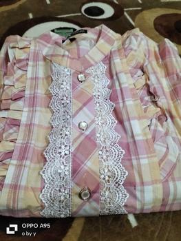 Product Review of MOZHASHAFURA. Cloth - KIARA DRESS Bahan Katun Kotak Triset Doby Halus Lembut Gamis Muslim Basic Casual Kancing Busui Wudhu Friendly Variasi Renda Bordir Mewah from h**h 0