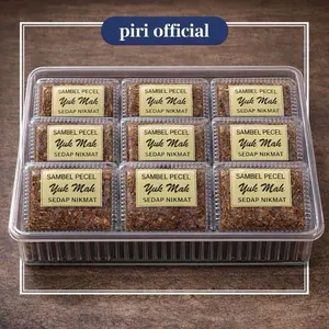 Bumbu Pecel kacang sambal Pecel 500gr "Yuk Mah" Sedap Nikmat Kemasan Praktis Tanpa Pengawet