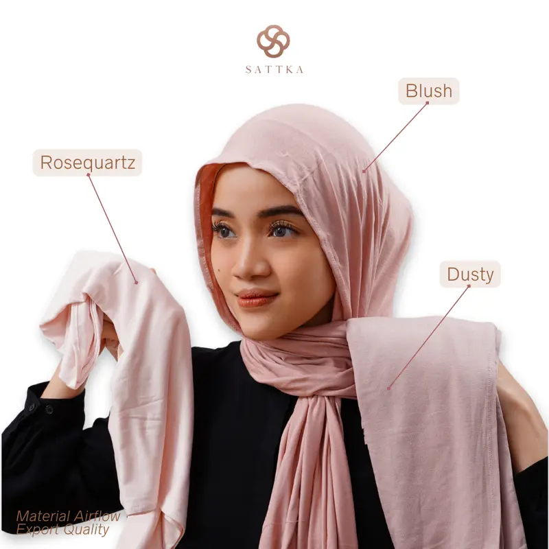 Pashmina Basic Airflow Sattka Quality Adem Ringan Jatuh Anti Pusing 2