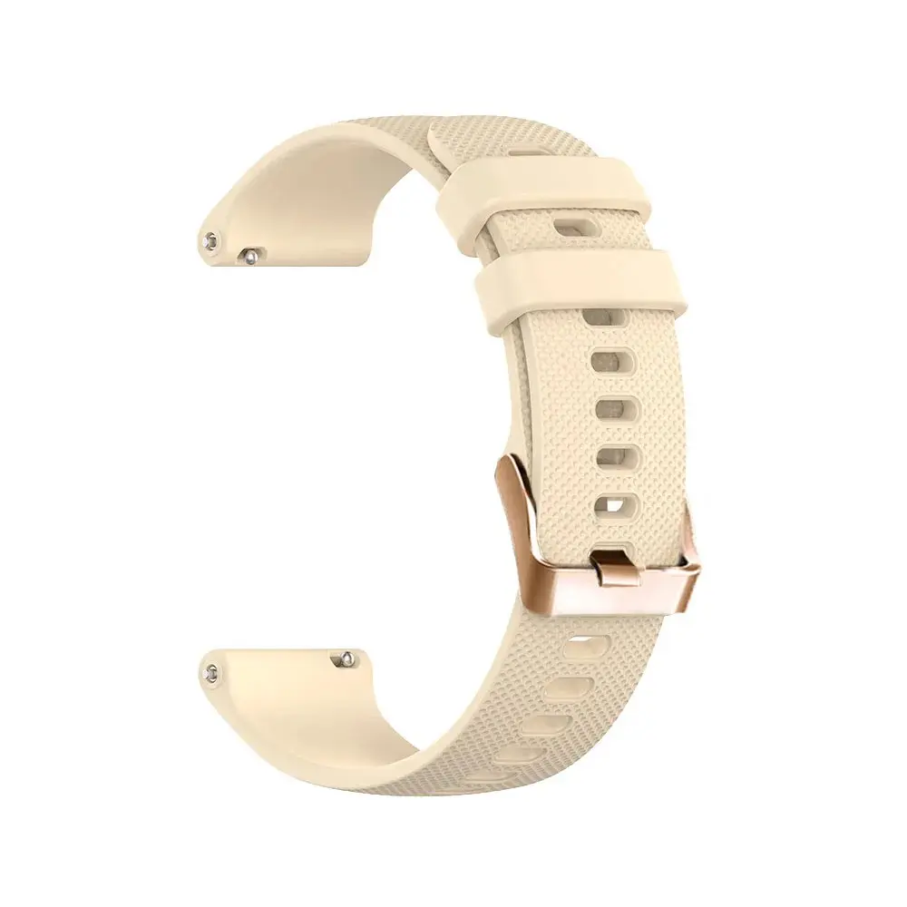 18mm Quick Release Silicone Watch Bands for Garmin Vivoactive 4S / Venu 2S / Venu 3S / Vivomove 3S, Soft Sport Waterproof Replacement Wristband Strap for Garmin Forerunner 255s/265S