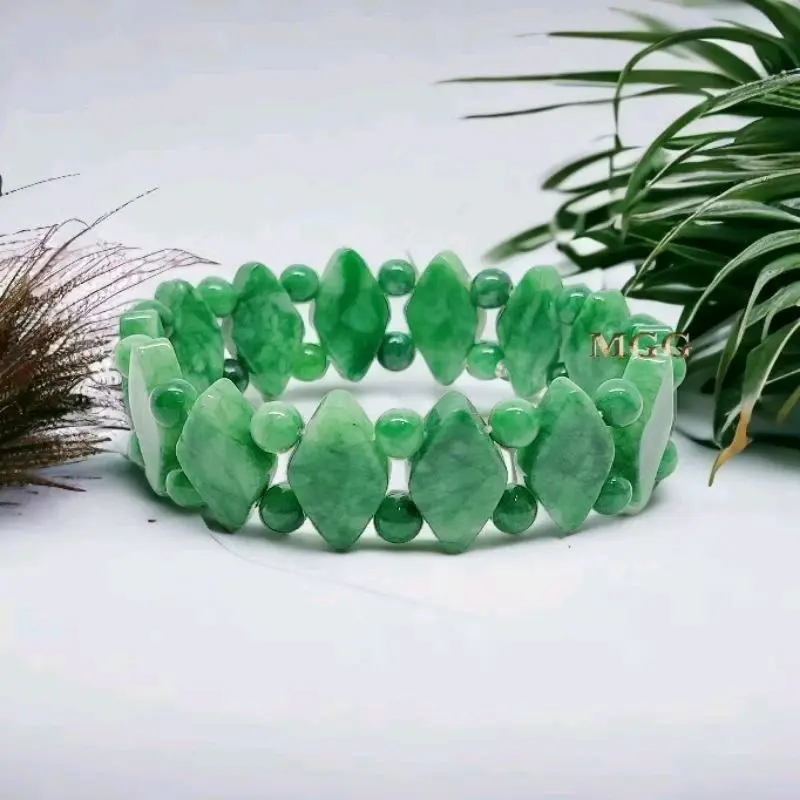 GELANG BATU GIOK THAILAND MODEL KEREN ORIGINAL STONE 2