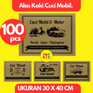 ISI 100 LEMBAR - KERTAS ALAS KAKI CUCI MOBIL TERLARIS