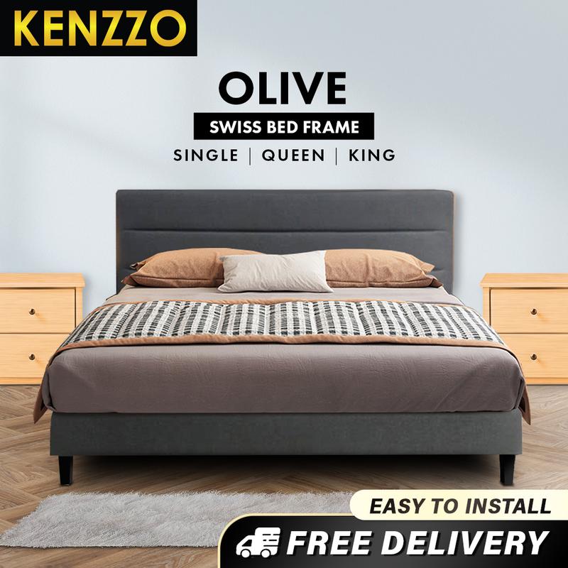 Product Introduction of KENZZO : Swiss Divan Bed Frame/Single Bed Frame/Queen Bed Frame/King/bed frame super single 6