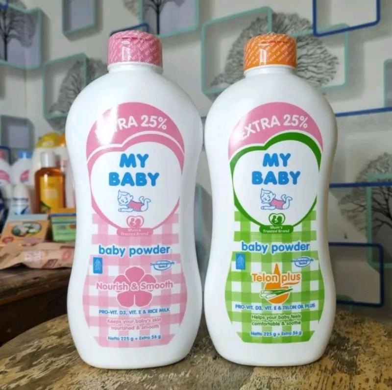 Product Introduction of [Besar] My Baby Powder Bedak Bayi netto 225gram+56gram 8