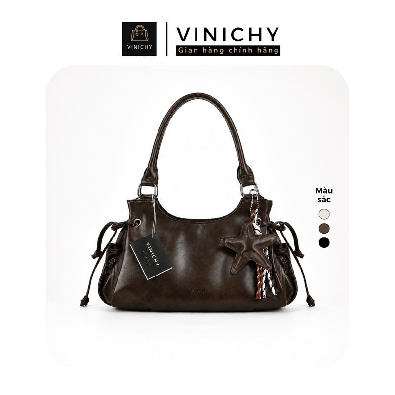 Túi xách nữ đeo chéo, đeo vai VINICHY dung tích lớn size 32cm HA893