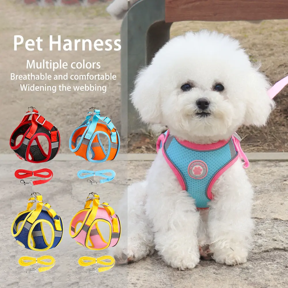 Pet Chest Strap Leash Strap with Reflective Strip
