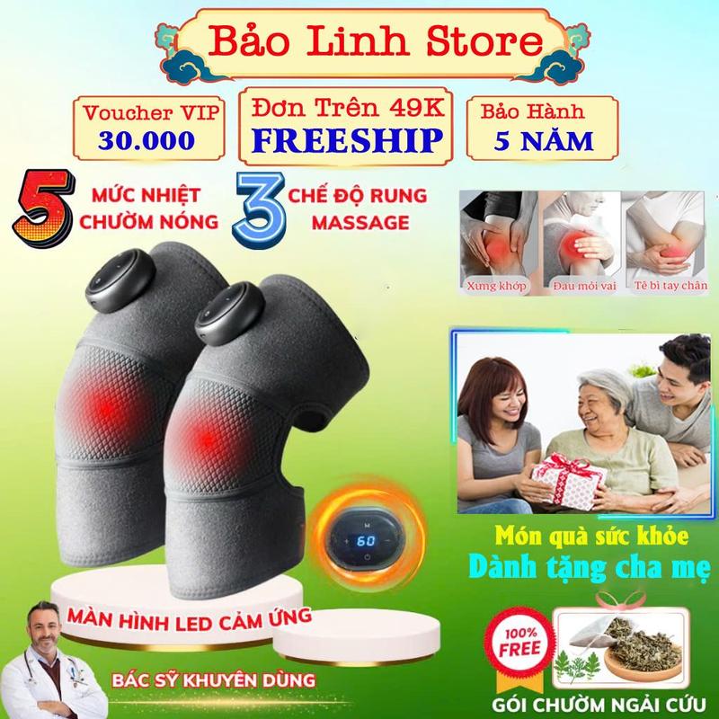 Máy Massage Đầu Gối Không Dây, Đai Quấn Nóng Đầu Gối Rung 3D Hỗ Trợ Tình Trạng Nhức Gối, Khô Khớp, Tê Buốt Tay Chân, Bả Vai, Cánh Tay Với 5 Chế Độ Nhiệt Và 3 Chế Độ Massage, Món Qùa Sức Khỏe Tặng Người Thân