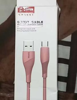 Product Review of Copper High Premium Kabel Data CANDY Quick Charging - For Iphone / Micro / Type C from R**🩵 0