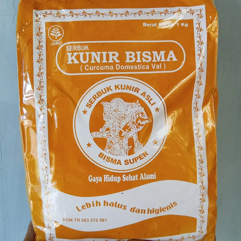 Bubuk Kunyit Murni Asli  BPOM cap Bisma 1000 gram 0