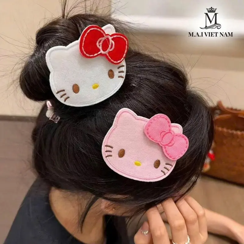 Miếng Dán Tóc Kitty - Phụ Kiện Tóc Dễ Thương