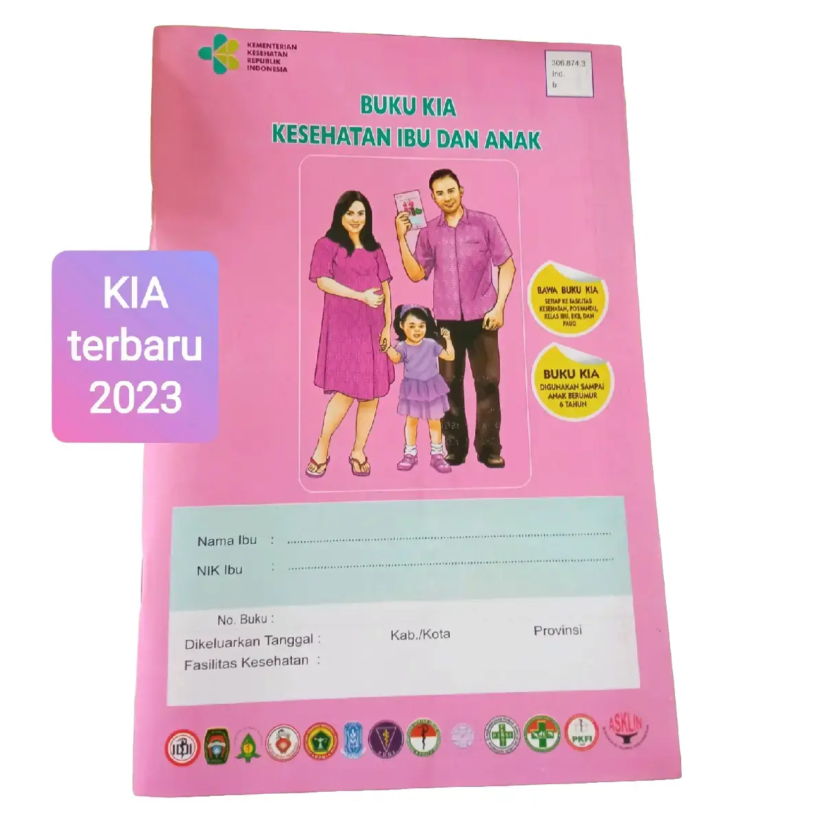 BUKU KIA TERBARU Kemenkes th. 2023 ukuran standar dan jumbo
