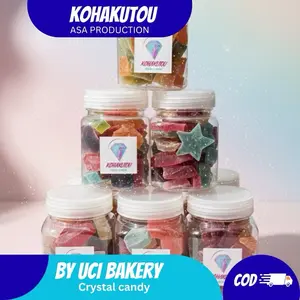 KOHAKUTOU bites BOTOL permen crystal candy JELLY crystal viral