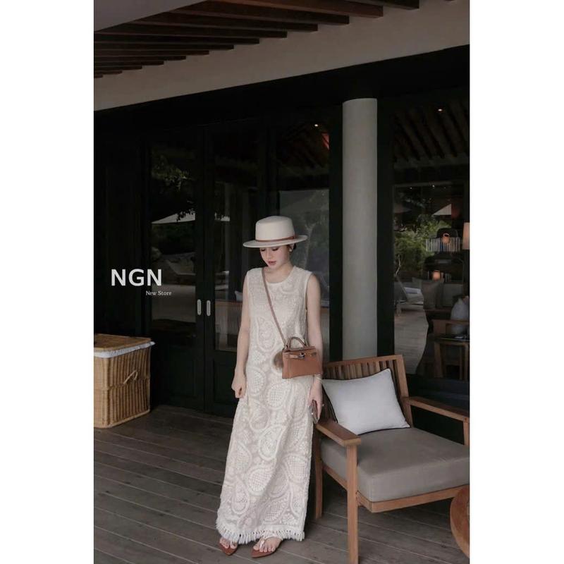 ( Xả Kho ) Váy Ren Thiết Kế 2 Lớp Dáng Dài Chất Ren Cao Cấp Dành Cho Nữ Sang Chảnh by T.LINH STORE 68