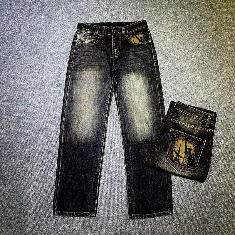 Quần suông nam xanh rêu túi thêu, hàng xịn chất dày dặn ống 18-21