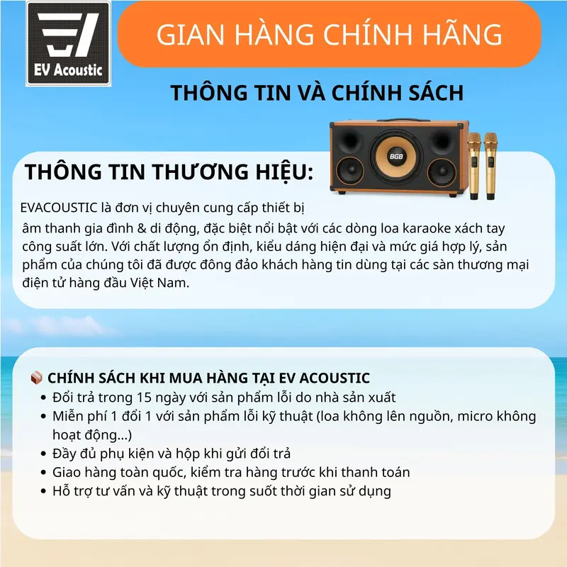 Loa Karaoke Xách Tay BG-263 | Công Suất 200W | 2 Bass 16cm | Bluetooth 5.0 | Micro Không Dây Cao Cấp 4