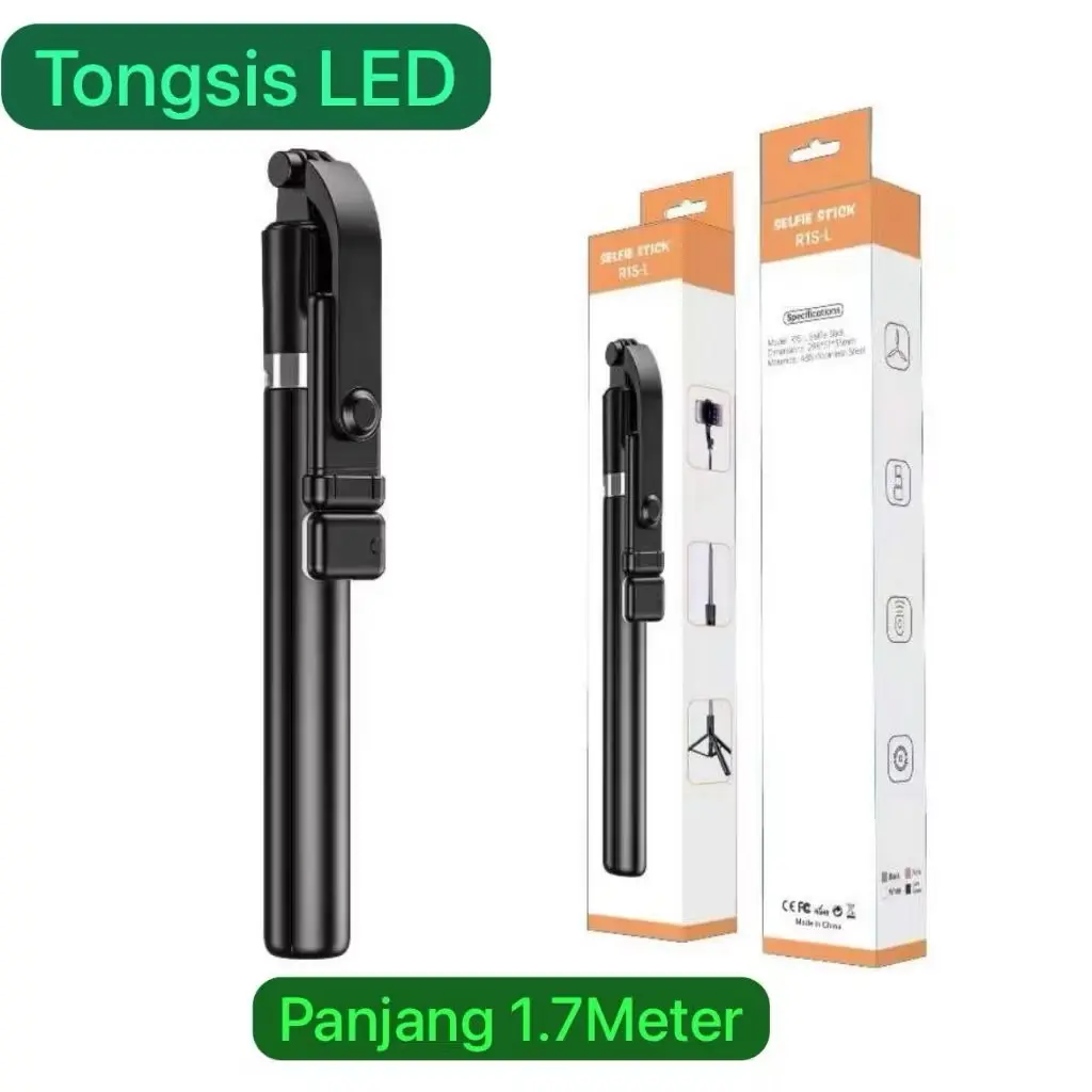 Tongsis + Remot + LED R1SL