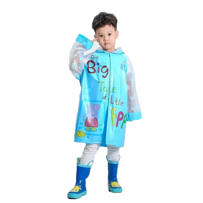 Áo mưa trẻ em cao cấp hình thú ngộ nghĩnh cho bé 4-10-15 tuổi