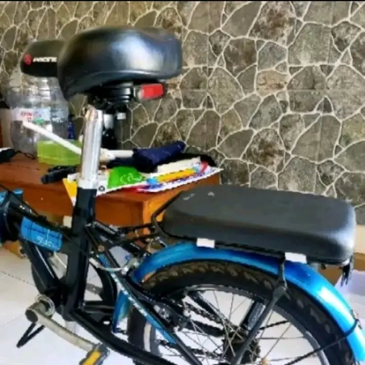 kursi alas boncengan sepeda ontel/sepeda lipat ukuran 30x15 1