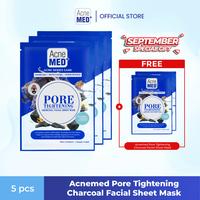 Gambar Acnemed Pore Tightening Charcoal Facial Sheet Mask  Masker Wajah Melembabkan untuk Kulit Berjerawat - 1 pcs dari Surya Dermato Medica Labs Kota Administrasi Jakarta Pusat 4 Tokopedia