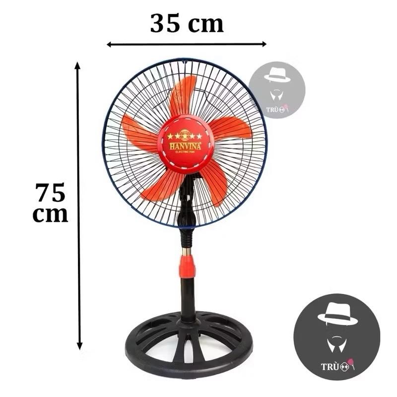  HANVINA Quạt Đứng LỠ B3 MiNi Công Nghiệp 35W 30cm Nhiều Màu Bảo Hành 6 Tháng Freeship Theo TikTok 