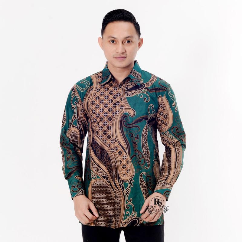 Product Introduction of KEMEJA BATIK LENGAN PANJANG READY JUMBO BATIK ATASAN PRIA BATIK KANTOR BATIK SERAGAM 24
