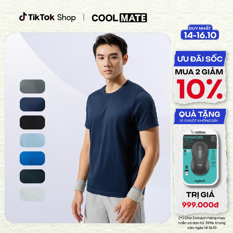 Áo Thun Nam Thể Thao Coolmate - Logo ExDry - Coolmate