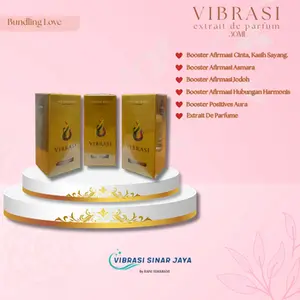 BUNDLING 3 PARFUME VIBRASI VARIAN LOVE , FRESH,SWEET,SPESIAL Wangi,Pria,Wanita,Unisex