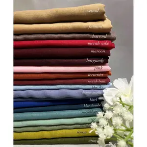 PARIS JADUL VARISA JAPAN ORI 100% (super fine stitch) Jilbab Segi  Empat