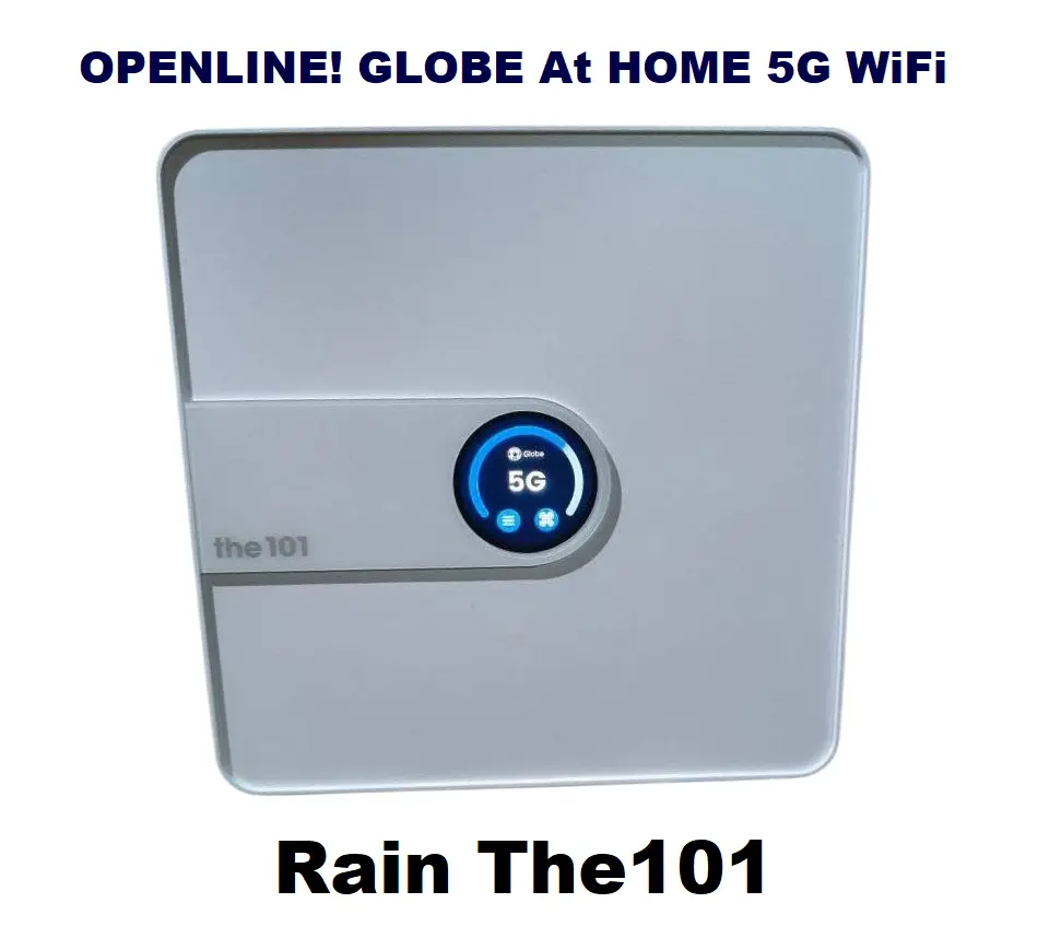 OPENLINE! GLOBE At HOME 5G WiFi (Rain The101) - TikTok Shop Philippines