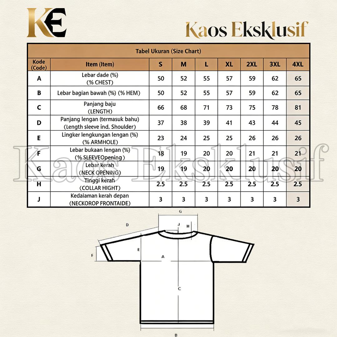 Kaos Pria Wanita Motif Unik Depan-Belakang Anti Lekang 220gr Bahan Katun｜Nyaman Dipakai & Siap COD