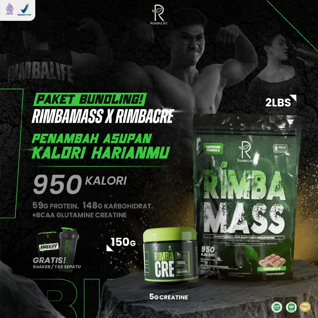 Rimbalife Rimbacre 150gram + Rimbamass 900gram - Paket Bundling