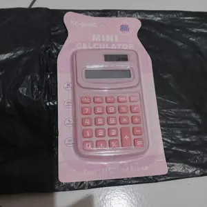 Kalkulator Mini 8 Digit, Ukuran Saku, Warna-Warna Lucu