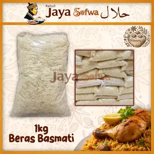 Beras Basmati 1 kg premium cck utk nasi kebuli masakan arabian food Food