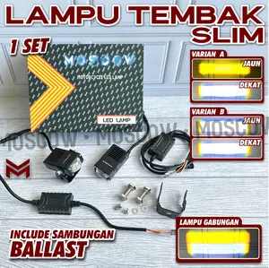 LAMPU TEMBAK MOSCOW D 1 2 MINI SLIM SOROT LED LASER GUN 20 WATT 2 WARNA LAMPU + SAMBUNGAN BALLAST LASER FOGLAMP LAMP LIGHT LED SPOTLIGHT LAMPU TEMBAK SOROT SHOOTING PROYEKTOR PROJECTOR LASER UNIVERSAL MOTOR MOBIL LASER SLIM GEPENG KABUT TIPIS MINI GRILL